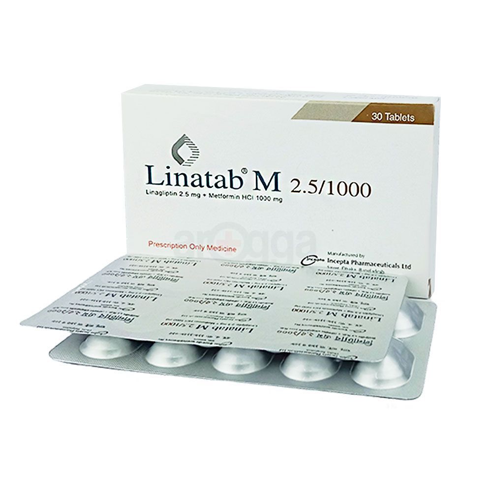 Linatab M 2.5/1000 mg