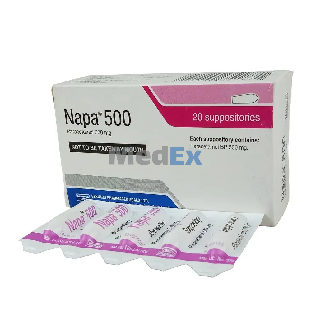 Napa 500 suppositories
