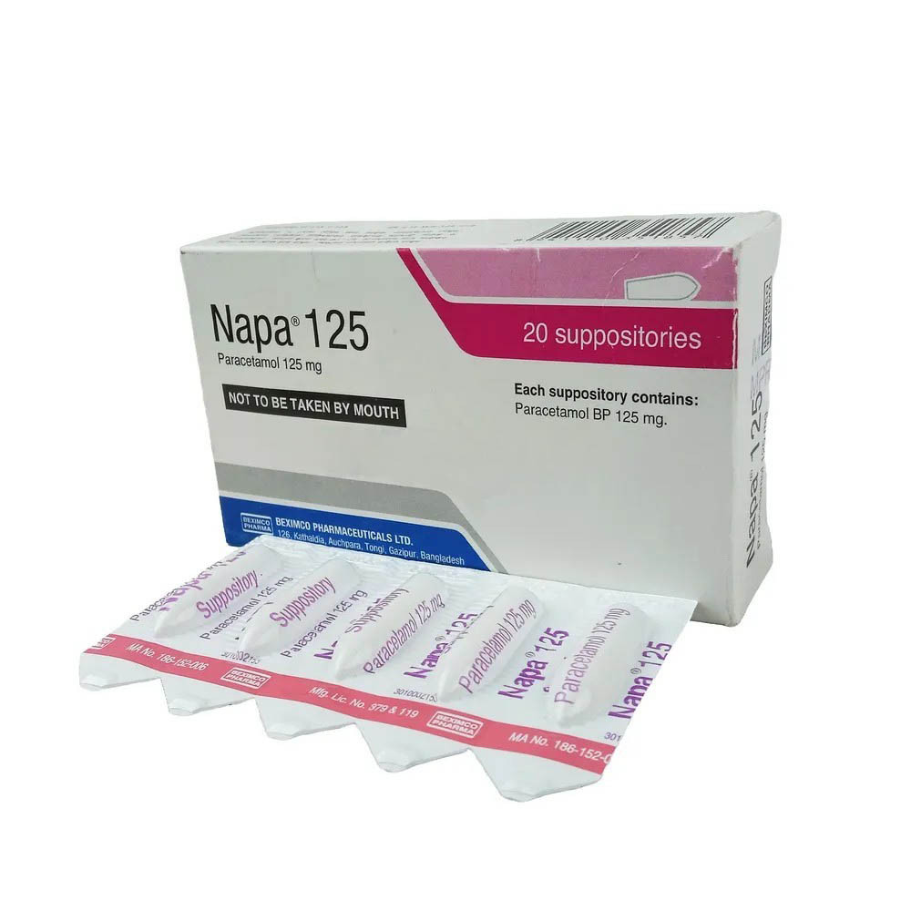 Napa 125 mg suppositor