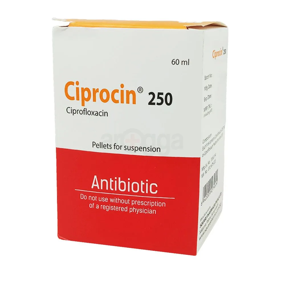 Ciprocin 250 suspension