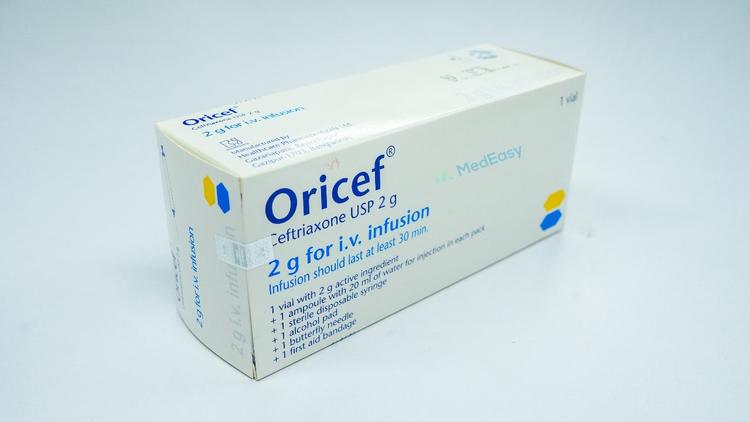 Oricef 2g inj