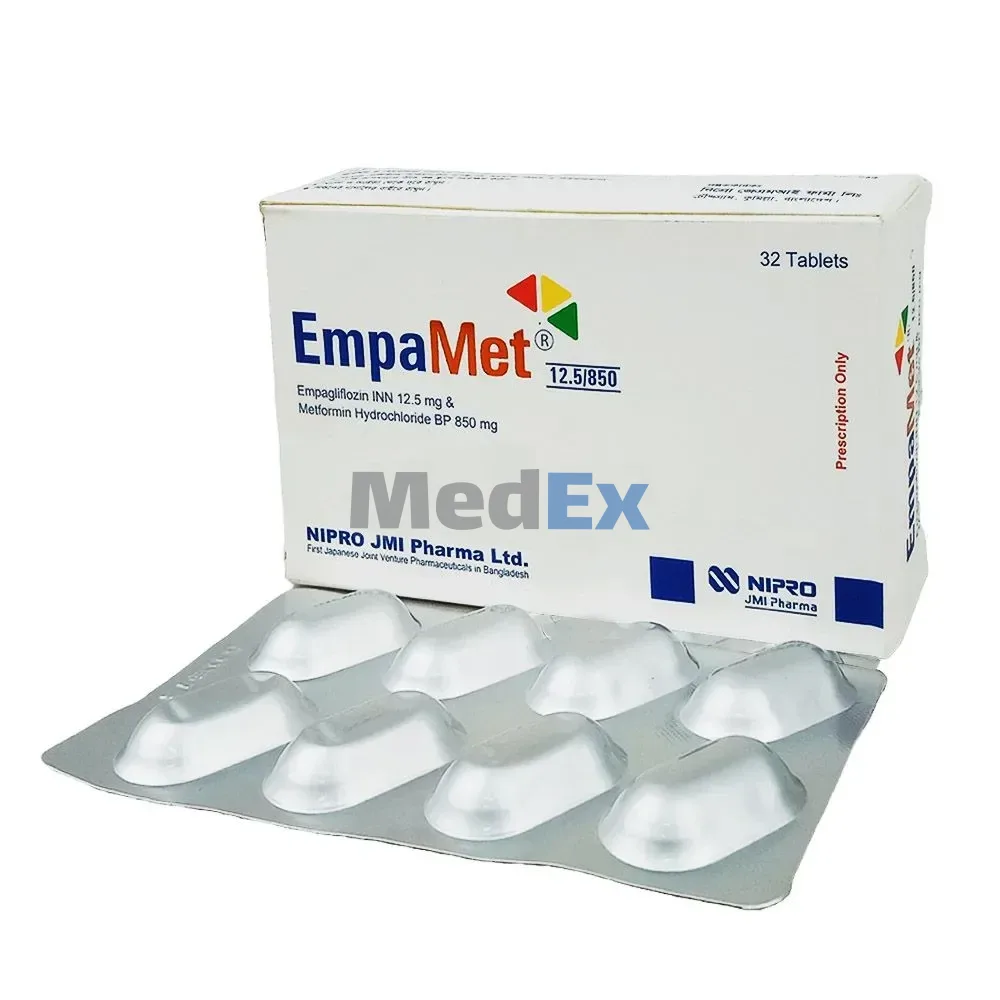 Empamet 12.5/850 mg